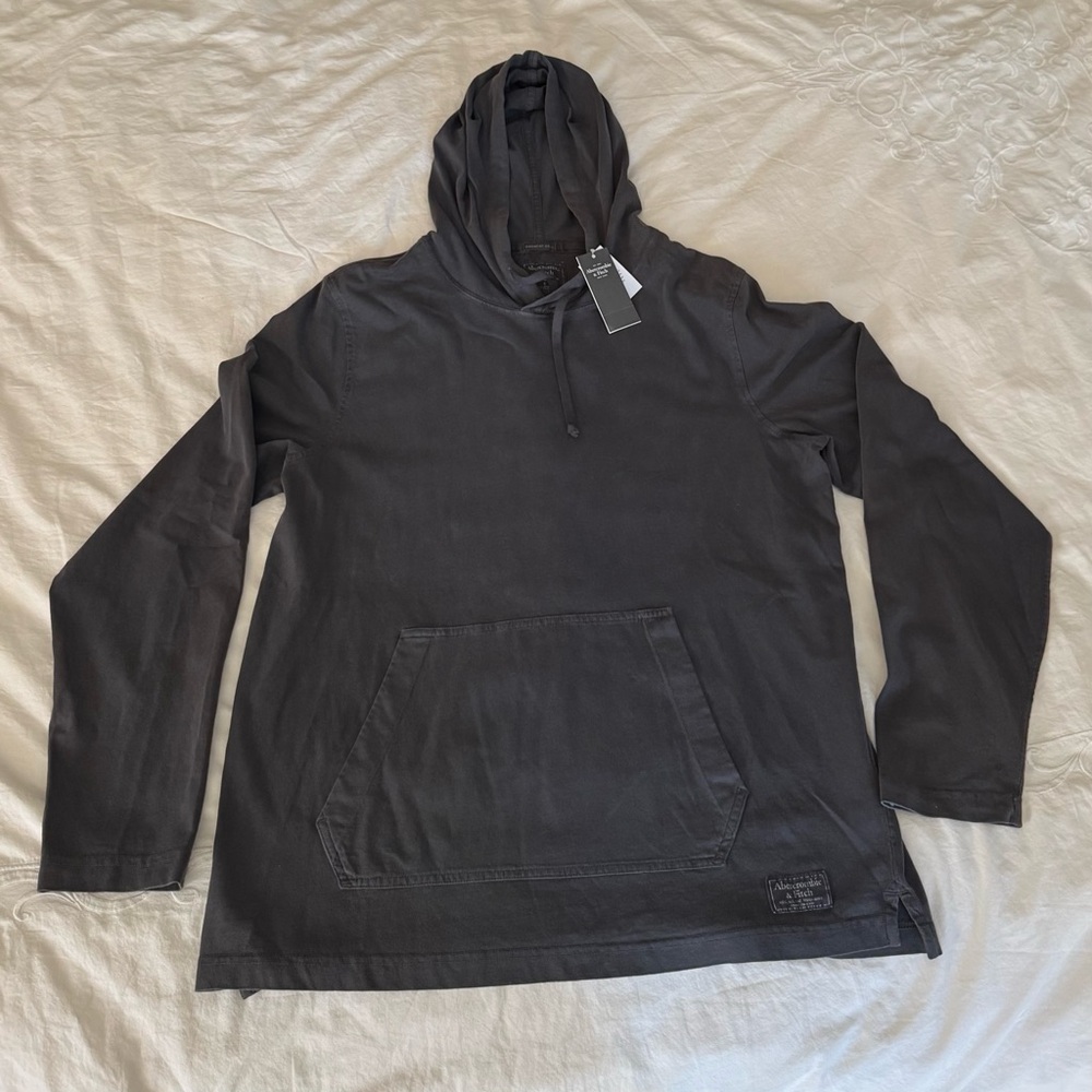 New Abercrombie & Fitch Charcoal Hoodie size s